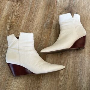 Franco Sarto Amsterdam Side Zip Boot - Neutral Boot
